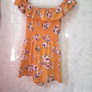 A Cute Floral Romper